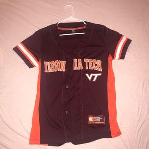 Authentic Virginia Tech Hokies Baseball Jersey